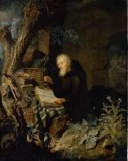 Pieter Leermans Hermit oil on canvas